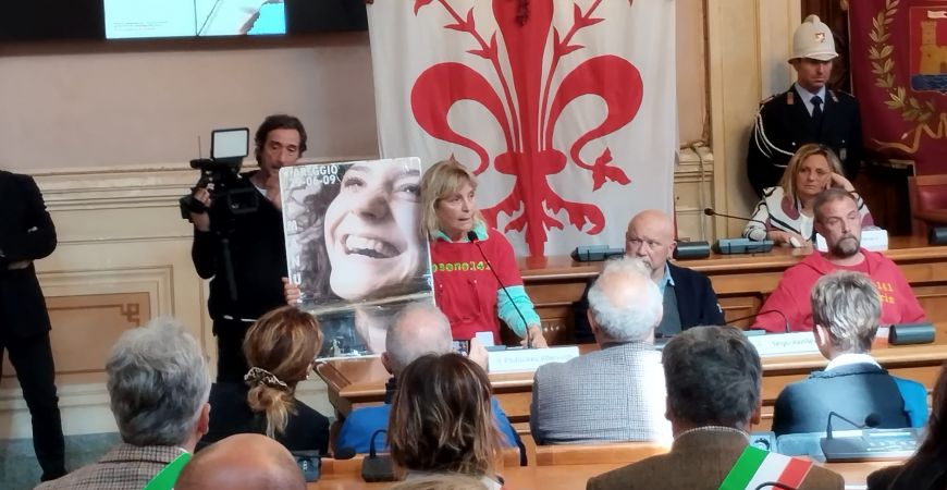 Delegazioni dei familiari del 29 giugno presenti a Livorno